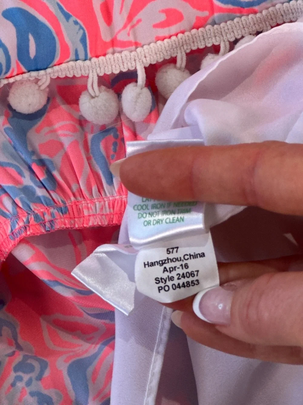 Lilly Pulitzer Women’s Nastashia Dress Coral Blue Ruffle Hem XS - Picture 6 of 14